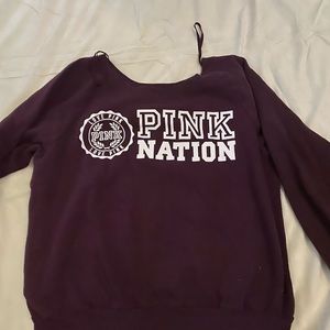 Pink nation crew neck!